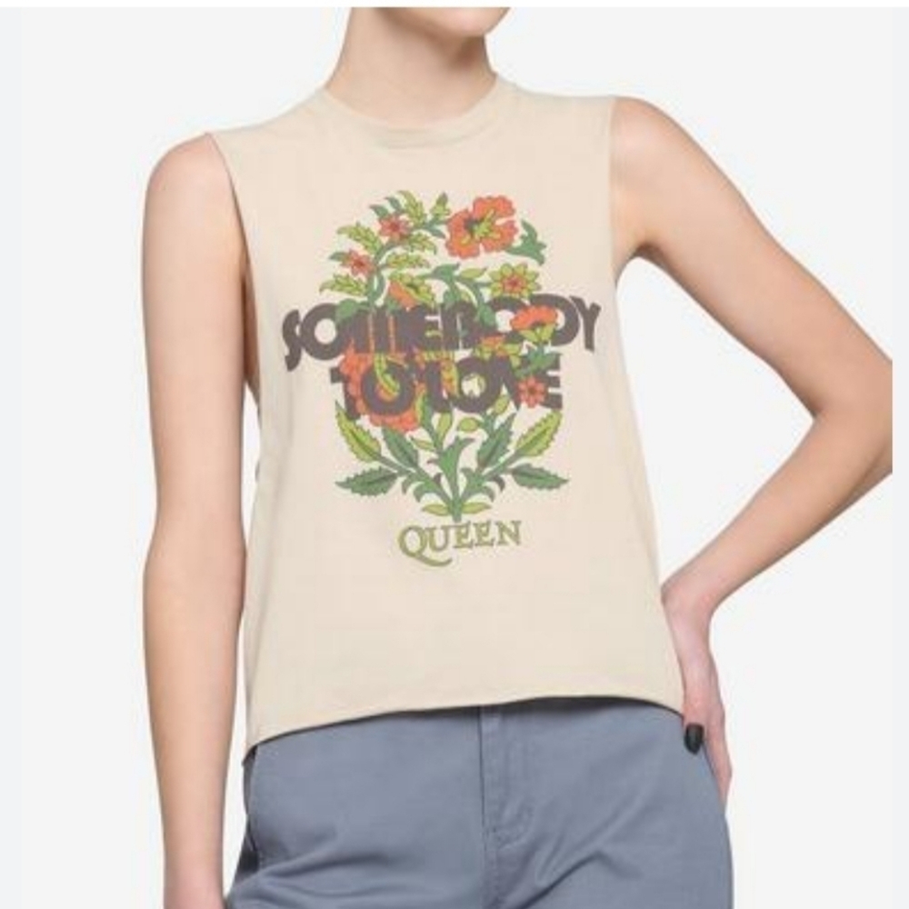 Queen somebody to love muscle tank top
